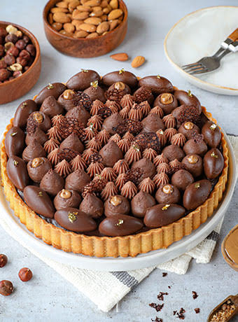 Tarte Chocolat Praliné